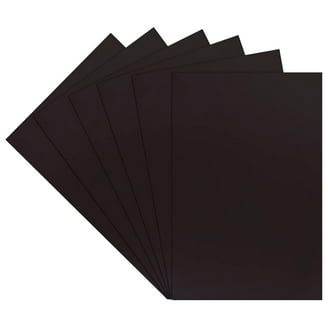 2-Pack 12x16-inch ABS Plastic Sheet 1/4-inch Thick Black Thermoform Board
