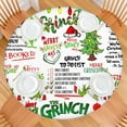 thumbnail image 2 of Round Elastic Tablecloth,Reusable Washable Table Cover,Table Cloth Fits 36"-44" Round Tables for Dinner Outdoor Picnic Flowers, 2 of 3
