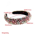 thumbnail image 3 of CYSFASHION Head Bands for Women's Hair Non-Slip Headband Stretchy Hairbands Soft Fashion Accessories Blue, 3 of 9