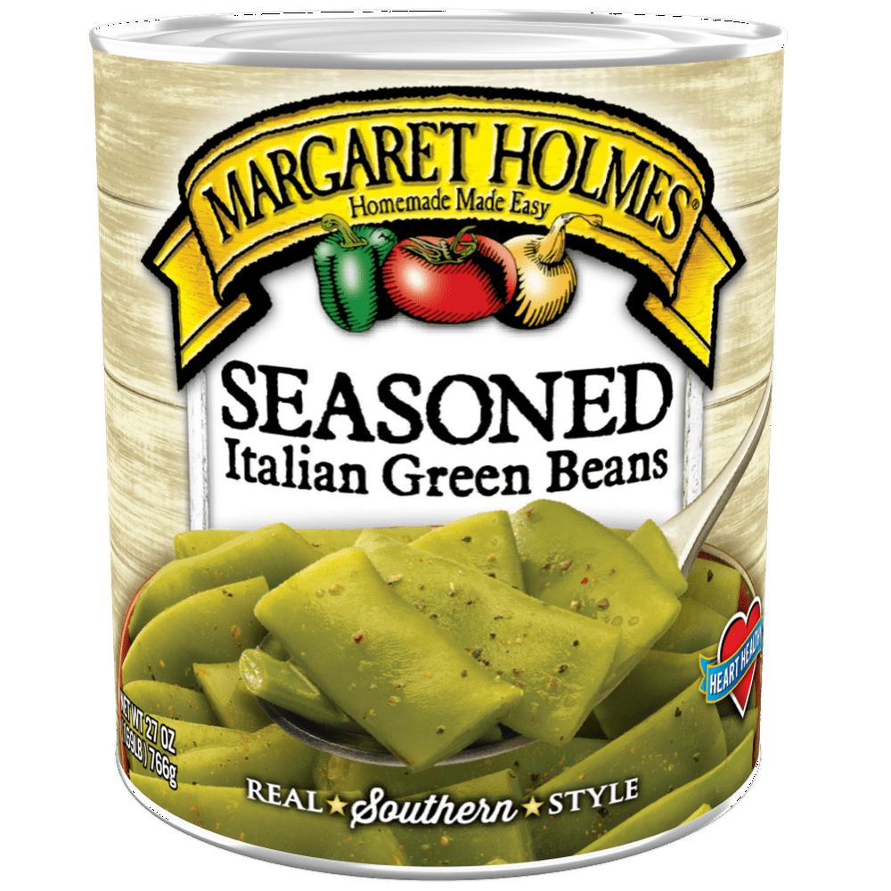 Margaret Holmes Seasoned Italian Green Beans, 27 oz - Walmart.com ...