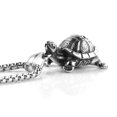 thumbnail image 1 of Collar HZMAN Vintage Tortoise Turtle de acero inoxidable, 1 of 5