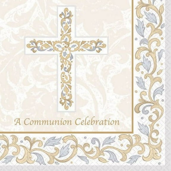 Communion Celebration 'Grace' Small Napkins (16ct)
