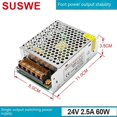 thumbnail image 1 of Fuente de alimentación del interruptor 12v10a presión constante 5v12v24v48v36v30v42 monitoreo de Seguridad de corriente continua Lámpara LED con fuente de alimentación DC fuente de alimentac, 1 of 4