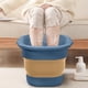 thumbnail image 5 of Cubo plegable para baño de pies | Bañera retráctil portátil para remojo de pies para casa y oficina | Bañera de hidromasaje de gran capacidad con retención de calor y base antideslizante, 5 of 6