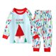thumbnail image 1 of Conjunto de ropa navideña para niños y niñas, pijamas de manga larga para bebés y niñas, camisetas y pantalones, 2 uds., ropa de casa, trajes para dormir, 1 of 4