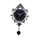 thumbnail image 4 of Reloj de pared con péndulo, silencioso, elegante, redondo, de estilo retro. Adorno decorativo para interiores, cocina y hogar., 4 of 9