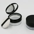thumbnail image 4 of serony Powder Box Empty Case Makeup Tool Cosmetic Box Multifunctional Glass Dustproof Black Pink Compact Size Long-lasting Black, 4 of 9