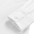 thumbnail image 5 of hoksml Women's Oversized Long Shirt Dress Collar Button Down Long Sleeve Curved Hem Casual Tunic Blouse, 5 of 7