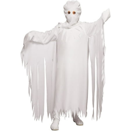 Ghostly Spirit White Ghost Casper Ghould Fancy Dress Up Halloween Child