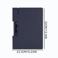 thumbnail image 3 of Clipboard Folder With Two Clips For Office School And Home Use Multi Functional Writing Pad For Reports Documents And Notes, 3 of 6