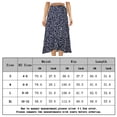thumbnail image 2 of Falda casual Falda drapeada irregular Falda maxi asimétrica Cordones suaves para mujer FLhrweasw Para estrenar, 2 of 6