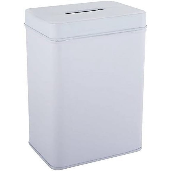 MCB Tin Donation Box ~ Tip Container ~ Coin Collection Box ~ Ticket Box( Pack of 10)