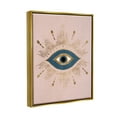 thumbnail image 3 of Stupell Industries Evil Eye Glam Boho Pattern Bold Blue Pink Metallic Gold Framed Floating Canvas Wall Art, 24x30, by Grace Popp, 3 of 9