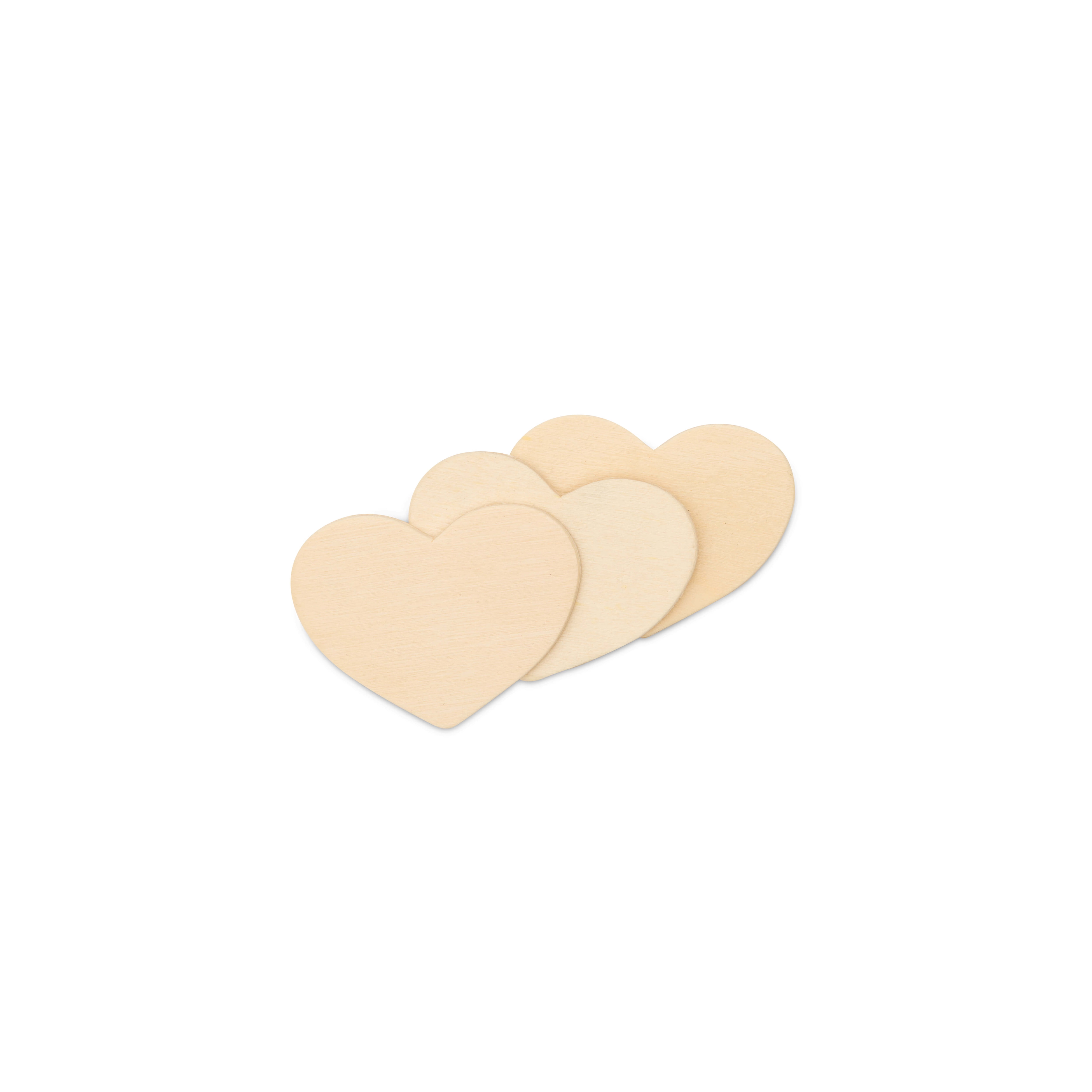 HORSESHOES & cut out small hearts PLAIN BLANK WOODEN SHAPE UNPAINTED WEDDING TAG 