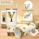 thumbnail image 3 of Vaso SUFAVN con diseño de girasoles con monograma, 1,2 L, para mujer, 3 of 7