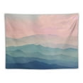 thumbnail image 5 of Creowell  Tapestry Gray Hazy Pastel Sky in Watercolor Blue Pink High Resolution Landscape Scene Home Decor Wall Hanging for Living Room Bedroom Dorm 50x40inch, 5 of 6