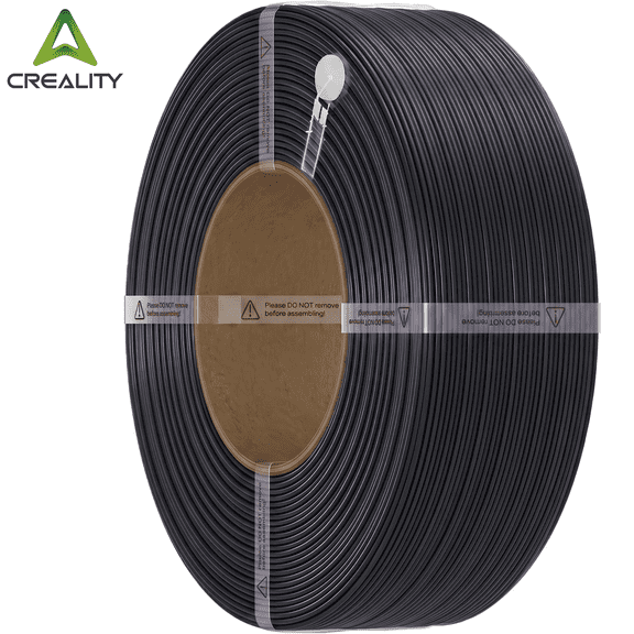 Creality Hyper PLA RFID Refill Filament 1.75mm for 3D Printer,Fast 30-600mm/s for Reusable Spool 1kg/2.2lb,Black