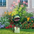 thumbnail image 2 of Inteprter Piranha Plant Outdoor Party Props Festival Estatuas Arte Artesanía Paisajismo Adornos Jardín Patio Escritorio Terraza Decoración del hogar, 2 of 6