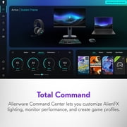 Alienware 15.3 WUXGA 165Hz Gaming Laptop, AMD Ryzen 5 220, NVIDIA GeForce RTX 4050 GDDR6, 16GB DDR5, 512GB SSD, Black, DA15265