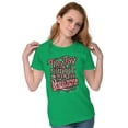 thumbnail image 3 of Xmas Joy Spirit Birth Of Jesus Christ Womens Slim Fit Graphic Tee Brisco Brands S, 3 of 5