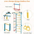 thumbnail image 5 of Costway Wall Playground Climber Carbon Steel 42” 42 lb, 5 of 7