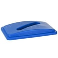 thumbnail image 5 of Alpine Industries Slim Trash Can Lid - Compact Garbage Bin Cover - Blue, 5 of 5
