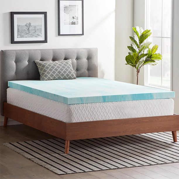 2 Inch Mattress Topper, Full Gel Memory Foam Mattress Topper in a Box