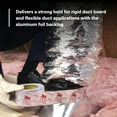 thumbnail image 4 of 3M Venture Tape UL181A-P Aluminum Foil Tape 1581A, Rigid and Flexible Duct Seaming, Durable, Cold Weather Adhesion, 3.89 in x 60 yd, 2 mil, 4 of 7