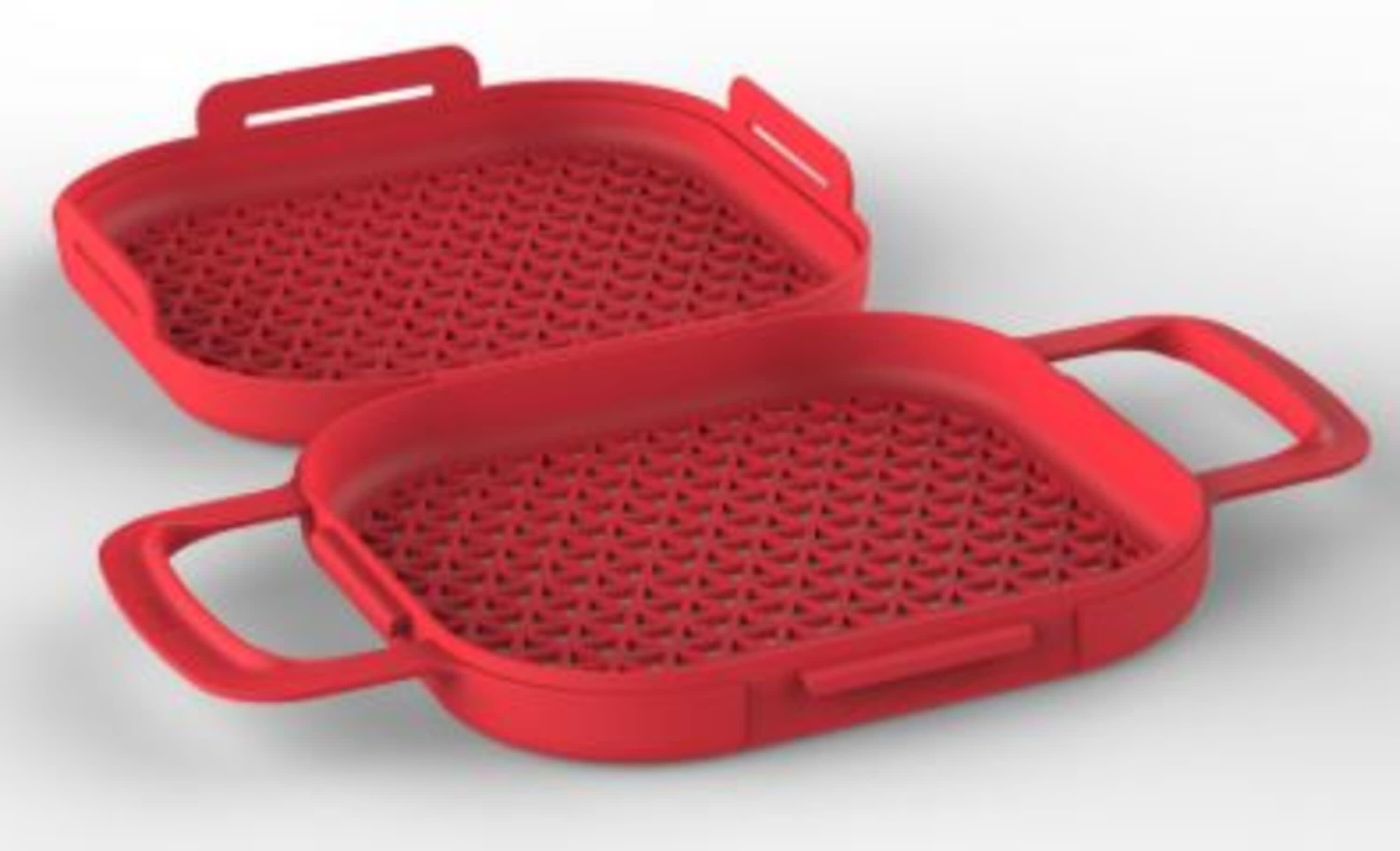 Instant Pot Accessory Official Air Fryer Silicone Tray, One size, Red
