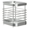 thumbnail image 2 of Utensil Holder Cozival Stainless Steel Utensil Holder, Countertop Organizer for Forks, Spoons, Knives and Chopsticks, Silverware Organizer, A, 2 of 9
