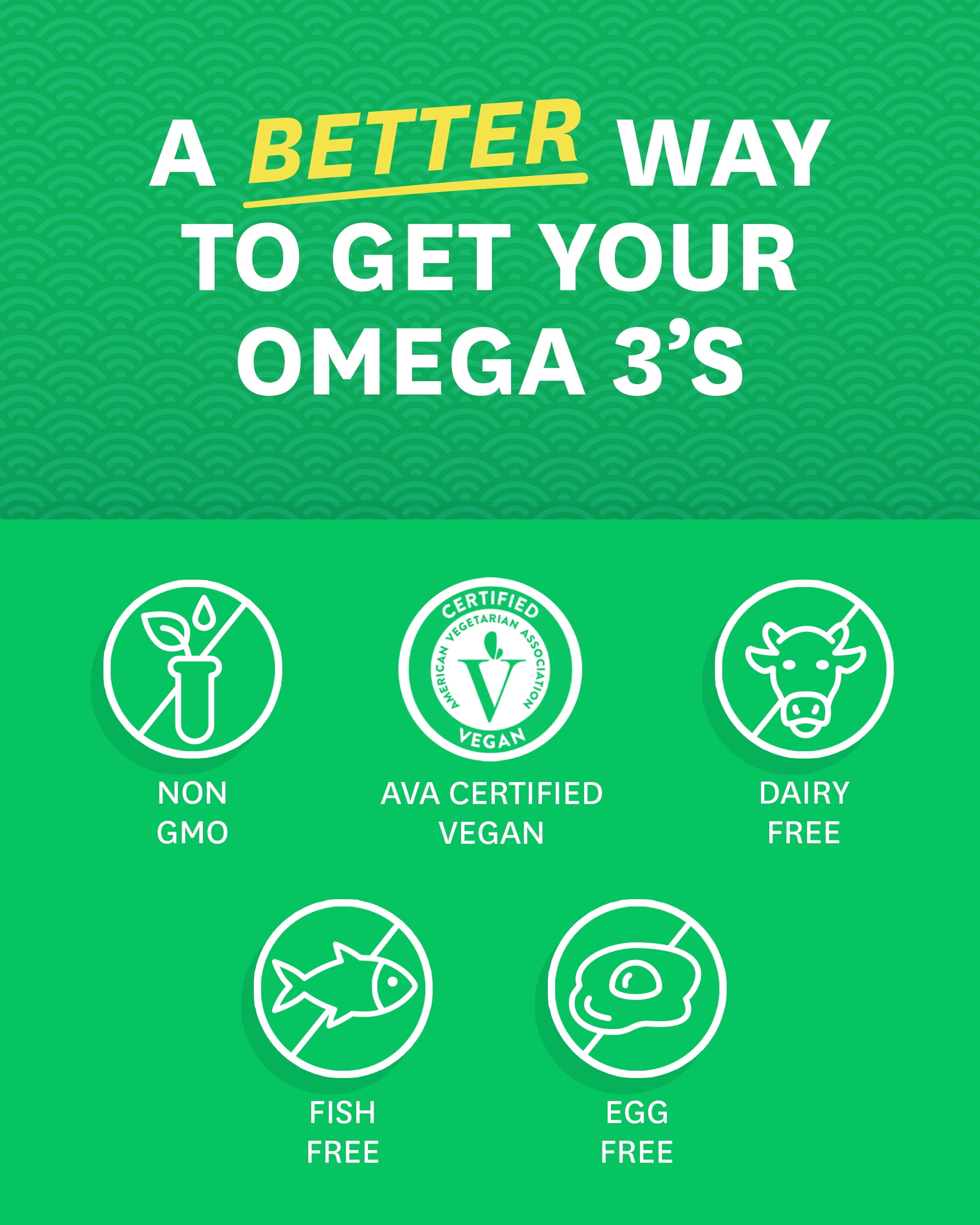 Zenwise Health Vegan Omega 3 Supplement for Women and Men from Marine Algae Oil with DHA & EPA - Plant Powered Fish Oil Alternative, Sustainably Sourced for Eye & Joint Health - 120 CT
