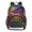 The Presented Colorful Dots, variant on Iauyy Clear Backpack Heavy Duty PVC Transparent Backpack for College Workplace, Beige Color Tone