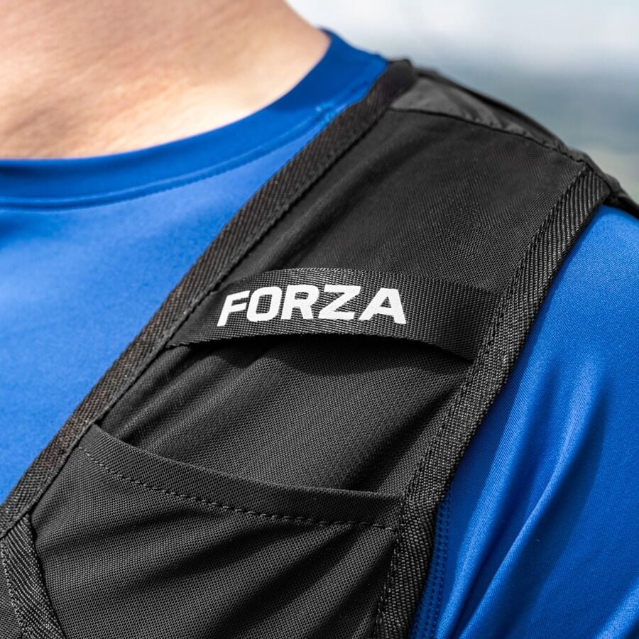 FORZA Running Vest [3 Sizes] | Lightweight Unisex Fit with Soft Flask Pockets Reflective Trim and Adjustable Straps – Ideal for Trail Running Walking Jogging and Cycling