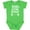 Apple Green, variant on Daddy Gym Buddy Workout Fitness Boys or Girls Baby Bodysuit