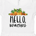 thumbnail image 4 of Inktastic Hello, Beaches Group of Pineapples Girls Baby Dress, 4 of 5