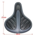 thumbnail image 5 of Bicycle Saddle Seat Comfort Padded Wide Big Bum Sprung Replacement Bike Saddle Universal Fit For Women And Men, 5 of 13