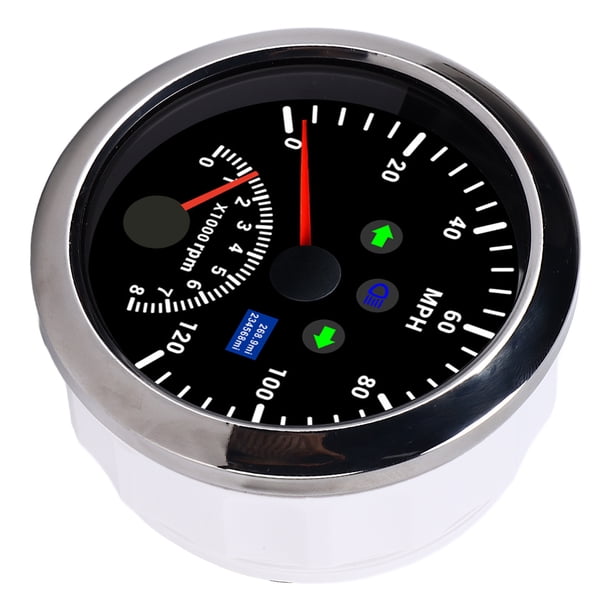 Velocímetro GPS Para Barcos - 85mm Acero Inoxidable | Impermeable IP67