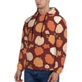 thumbnail image 3 of Haiem Happy Thanksgiving Day Patterned Men's Hoodie with Kangaroo Pocket - Ideal Pullover Sweatshirt for Daily Wear, Travel, and Home-Small, 3 of 7