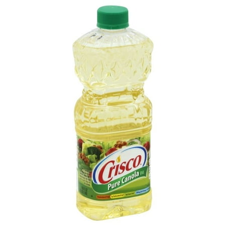 (2 Pack) Crisco Pure Canola Oil, 48-Fluid Ounce (Best Natural Cooking Oil)