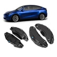 thumbnail image 1 of 4PCS Car 3D Disc Brake Caliper Cover, Front Rear Aluminum Alloy Stylish Design Easy Installation Guard Protector Cover Replacement Kit for  Model, Y 19 20in Wheels Hub, 1 of 7