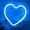Blue, variant on LED Neon Night Light, Signs Neon Lights Wall Decorative Night Light Battery and USB Powered