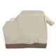 thumbnail image 4 of Funda de tela Oxford de primera calidad para parrilla, revestida en plata 420D, impermeable y a prueba de polvo, 104 x 68,5 x 124 cm, beige/marrón, refugio para barbacoa al aire libre., 4 of 8