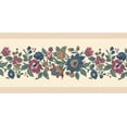 thumbnail image 5 of Dundee Deco's Peel and Stick Wallpaper Border - Floral Blue Green Pink Flowers on Vines Wall Border Retro Design, 15 ft x 7 in, Self Adhesive, 5 of 6