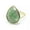 Green Fluorite, variant on 1pc Teardrop Chakra Faceted Crystal Ring Gemstone Water Drop Quartz Jewerly Gift