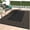 black&brown, variant on DEORAB 6'x9' Outdoor Rugs Waterproof Patio Reversible Plastic Carpet Camping Outside Mat,Coffee & Brown