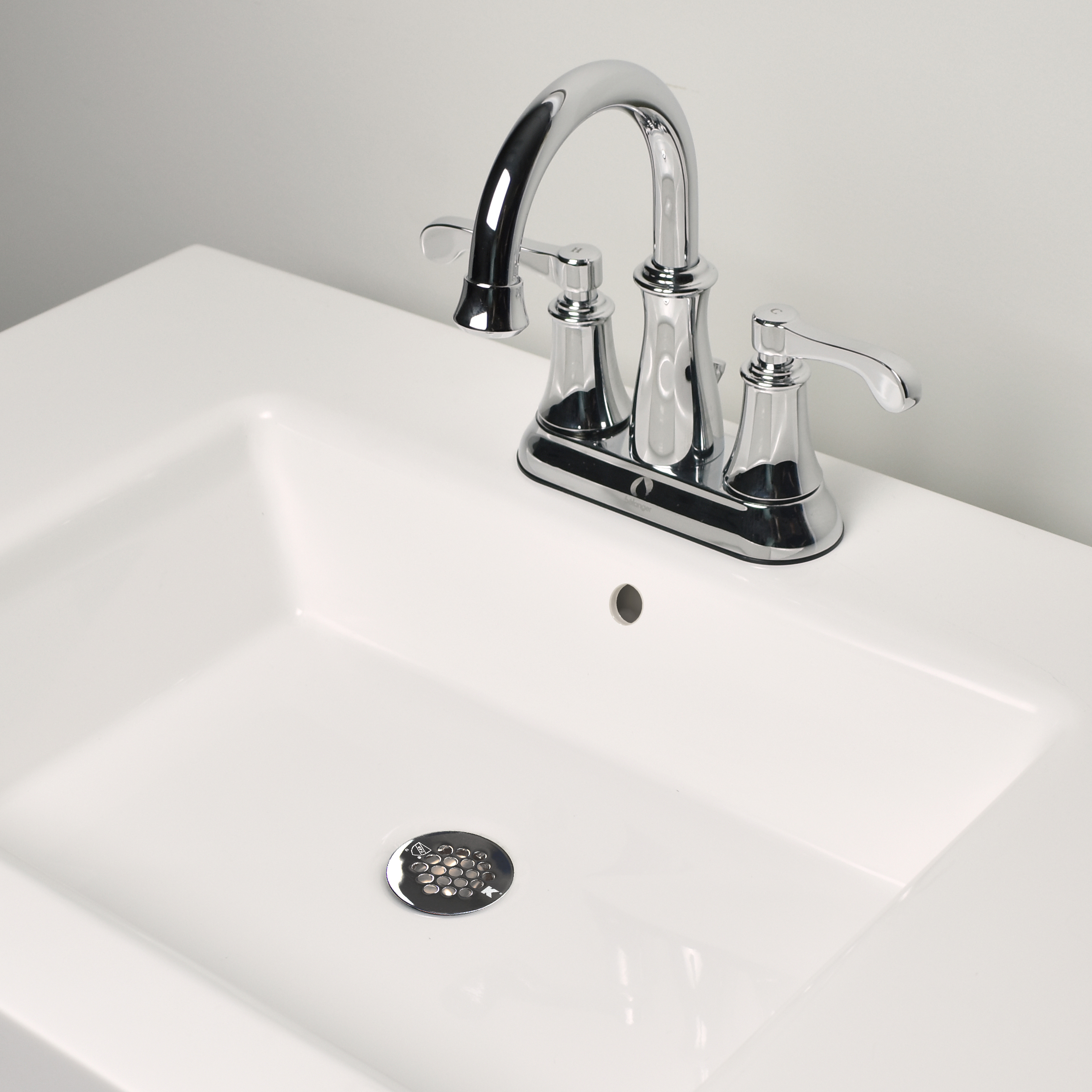 Keeney TruDrain 1-1/4 in. Open Grid Bathroom Sink Drain with Overflow, Polished Chrome