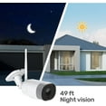 thumbnail image 6 of TMT ChowCAM Bullet Security Camera, IP66 Waterproof Outdoor Camera, 1080P Full HD Clarity With A 110° Wide Angle Lens, Motion Detection, Infrared Night Vision, Compatible With Automatic Gate Opener, 6 of 9