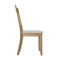 thumbnail image 5 of Castle Place Simple Wooden Dining Chair, Set of 2, Natural Oak, 5 of 8