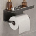 thumbnail image 1 of Porta Rollos Papel de Baño, Portarrollos Papel Higiénico con Soporte de Teléfono de Acero Inoxidable Sus 304 Resistente a La Corrosión Fácil de Instalar sin Taladro Accesorios de Baño, Hotel, Cocina, 1 of 4