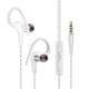 thumbnail image 2 of Auriculares deportivos de 3,5 mm Auriculares estéreo impermeables para correr Auriculares con cancelación de ruido para teléfonos inteligentes Auriculares para juegos con micrófono, Blanco Advancent EL005016-01, 2 of 2